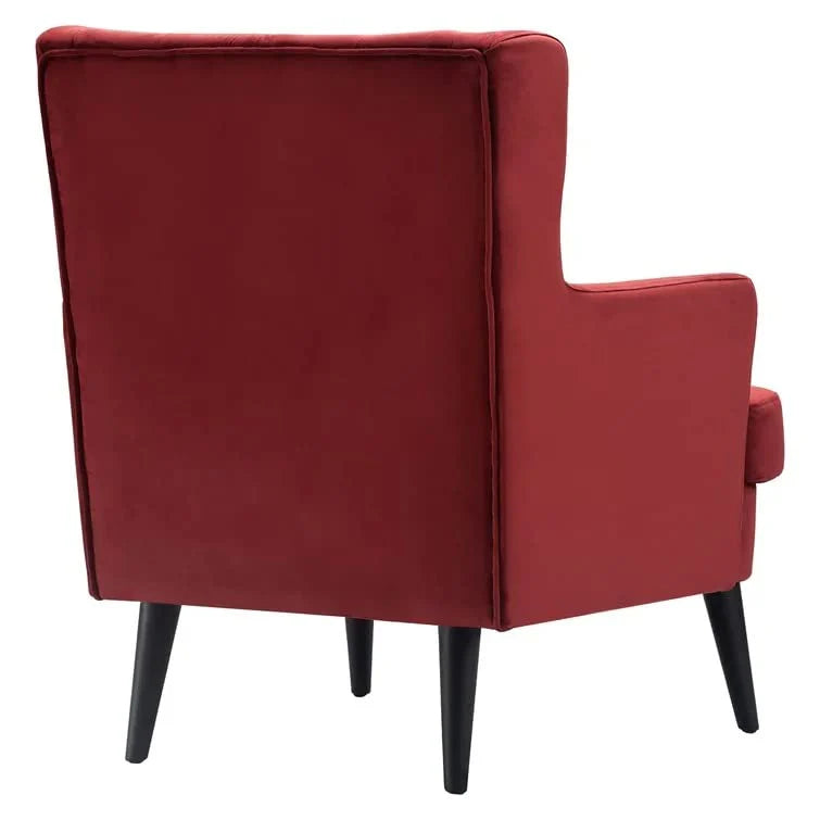 Jack 1 Seater Upholstered Tufted Wing Chair – Abi Convenient Store