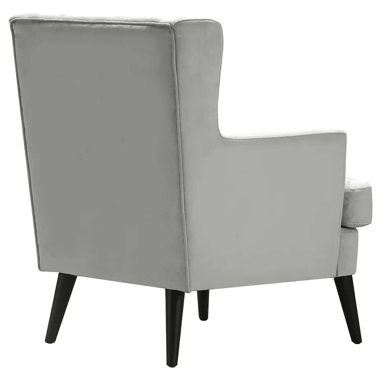 Jack 1 Seater Upholstered Tufted Wing Chair – Abi Convenient Store