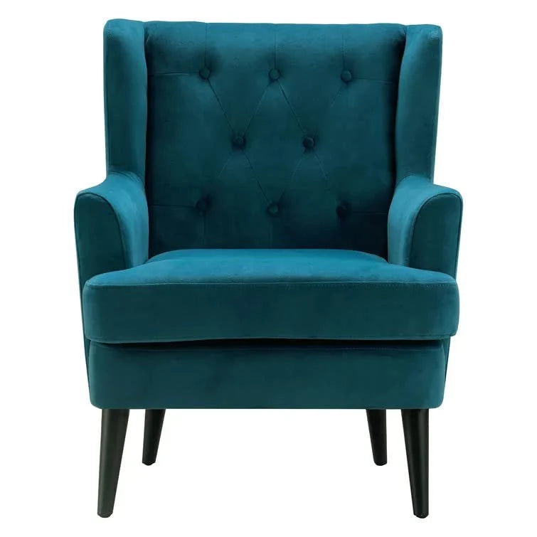 Jack 1 Seater Upholstered Tufted Wing Chair – Abi Convenient Store