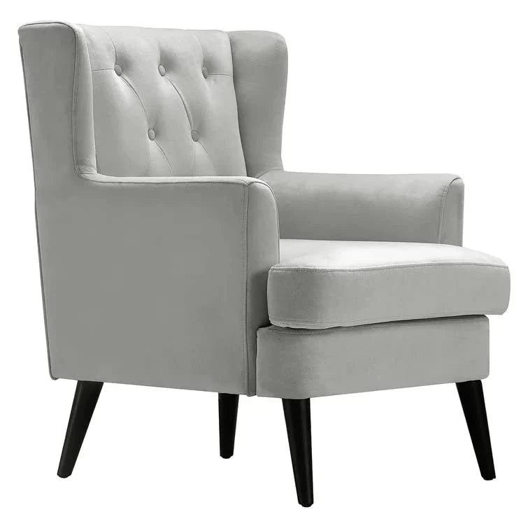 Jack 1 Seater Upholstered Tufted Wing Chair – Abi Convenient Store