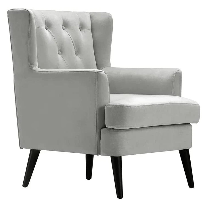 Jack 1 Seater Upholstered Tufted Wing Chair – Abi Convenient Store