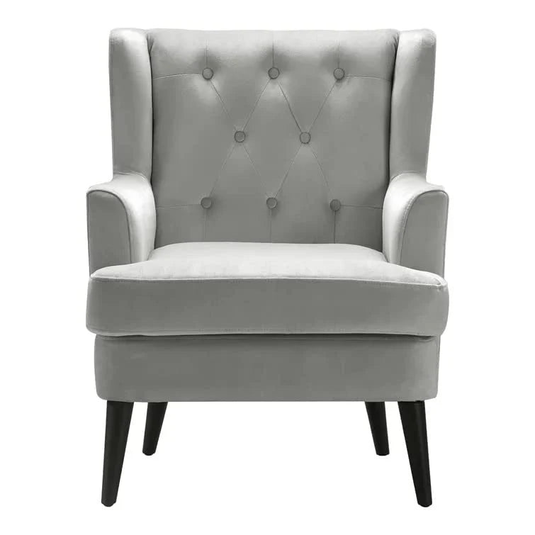 Jack 1 Seater Upholstered Tufted Wing Chair – Abi Convenient Store