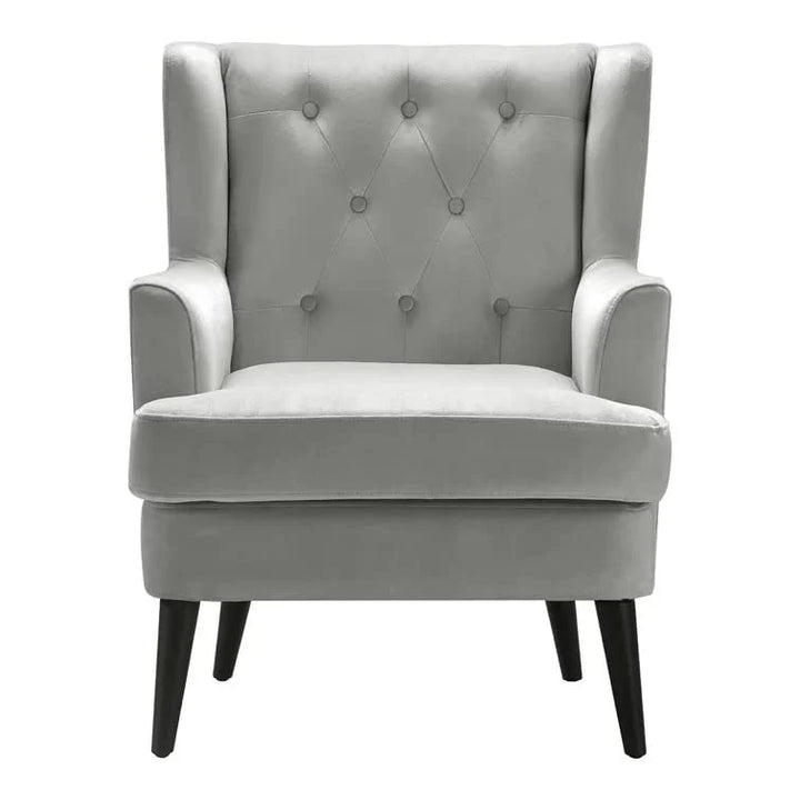 Jack 1 Seater Upholstered Tufted Wing Chair – Abi Convenient Store