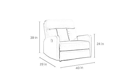 James 1 Seater Leatherette Manual Recliner – Abi Convenient Store