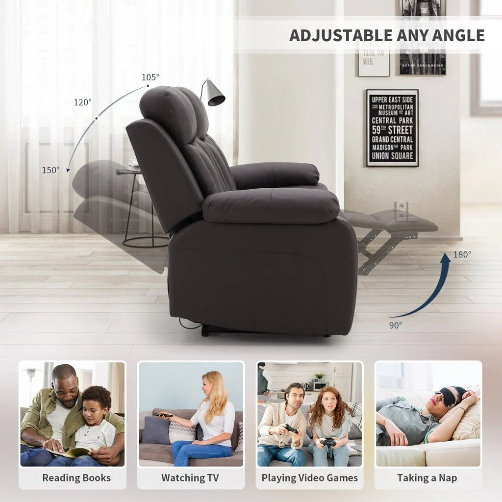 Janet Leatherette Manual Recliner | 1, 2, 3 Seater – Abi Convenient Store