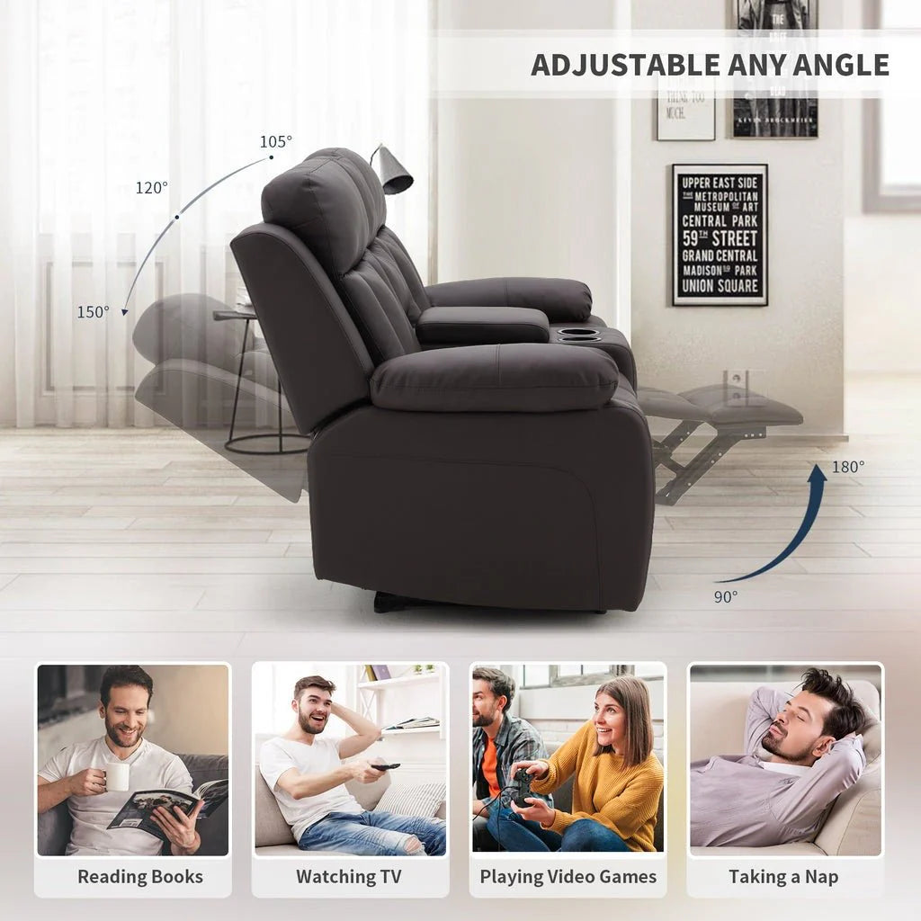 Janet Leatherette Manual Recliner | 1, 2, 3 Seater – Abi Convenient Store