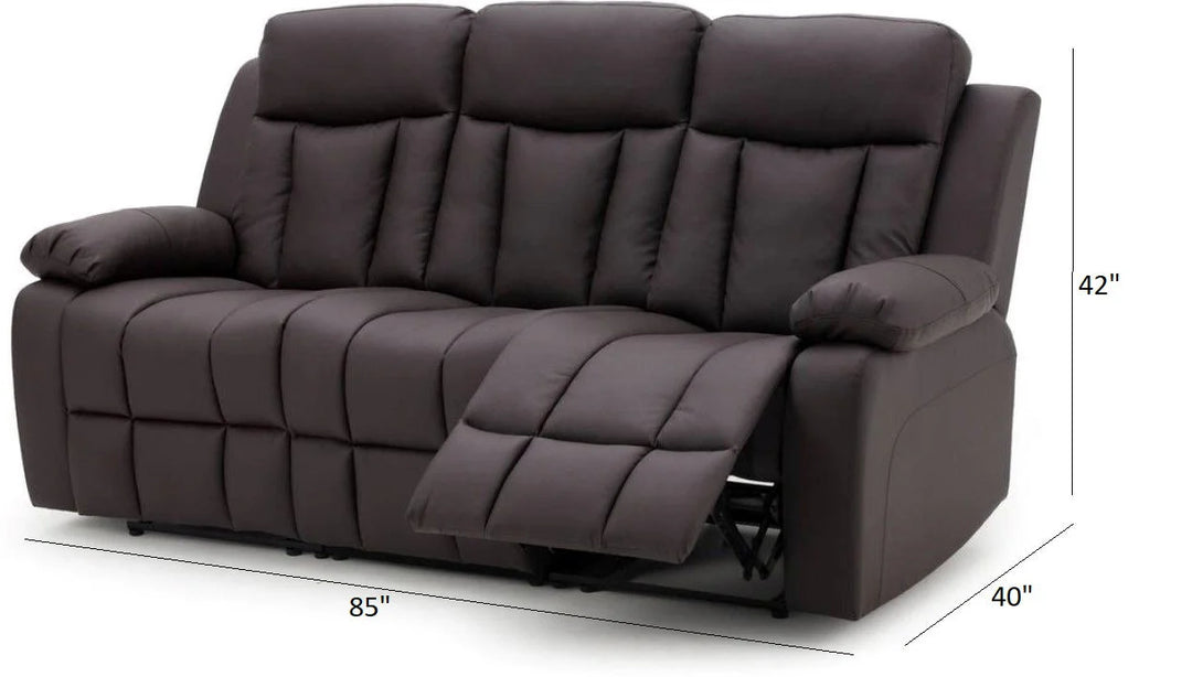 Janet Leatherette Manual Recliner | 1, 2, 3 Seater – Abi Convenient Store