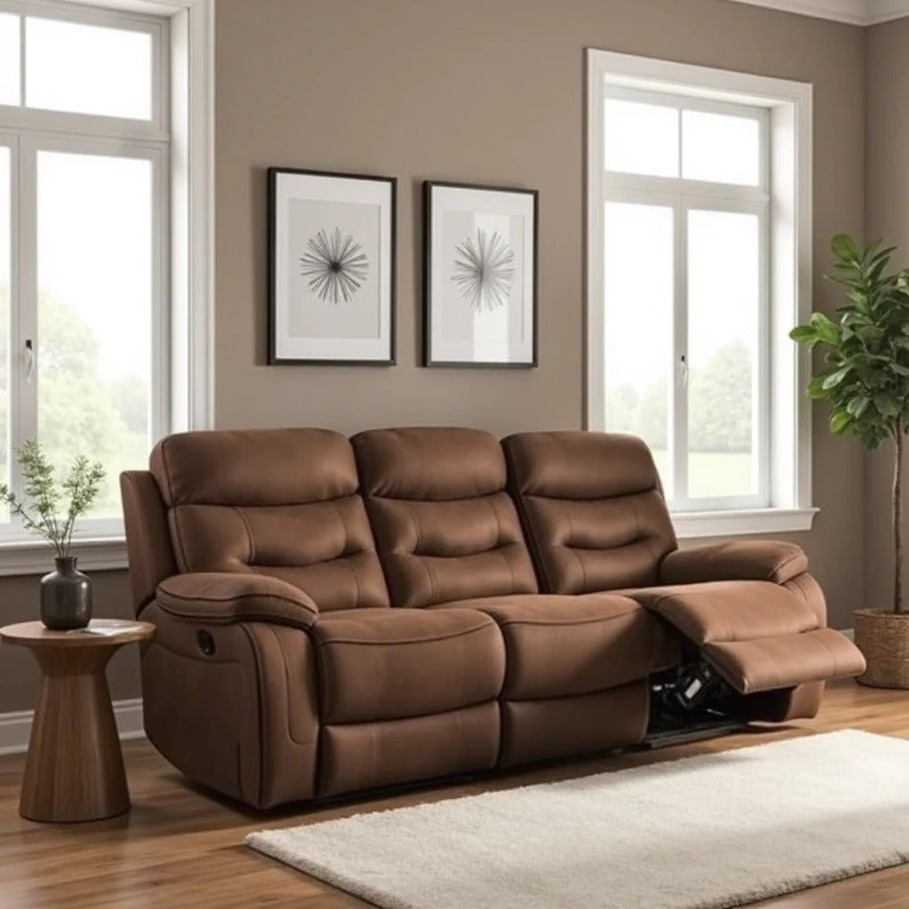 Joel 3 Seater Manual Recliner