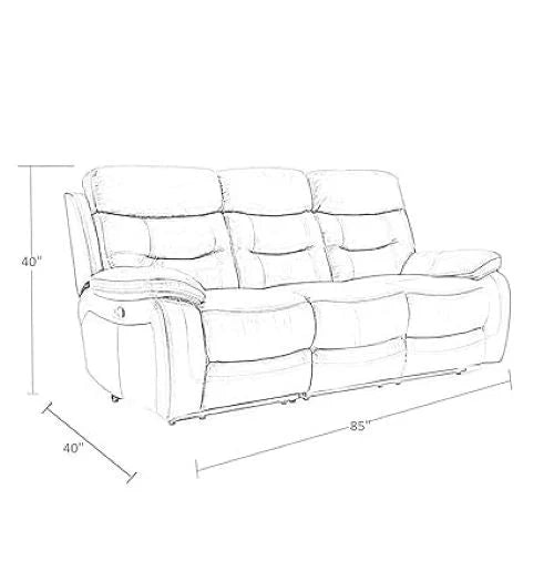 Joel 3 Seater Manual Recliner