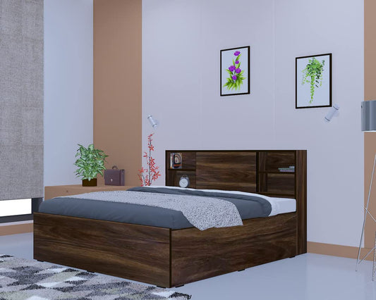Magnus Engineered Wood Bed with Box Storage | Abi Convenient Store