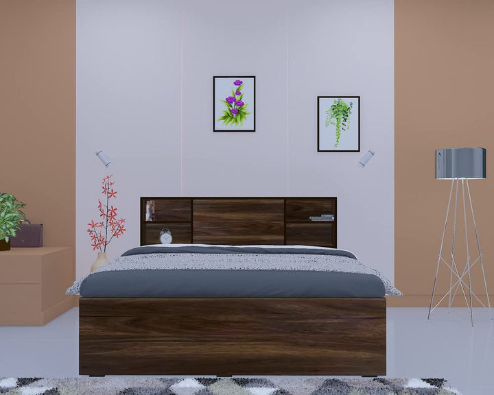 Magnus Engineered Wood Bed with Box Storage | Abi Convenient Store