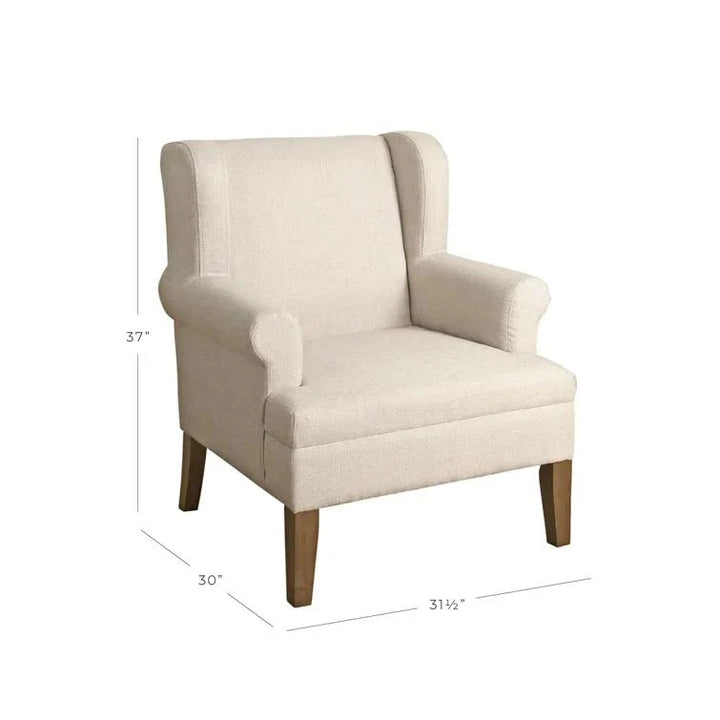 Maria 1 Seater Upholstered Wing Chair – Abi Convenient Store