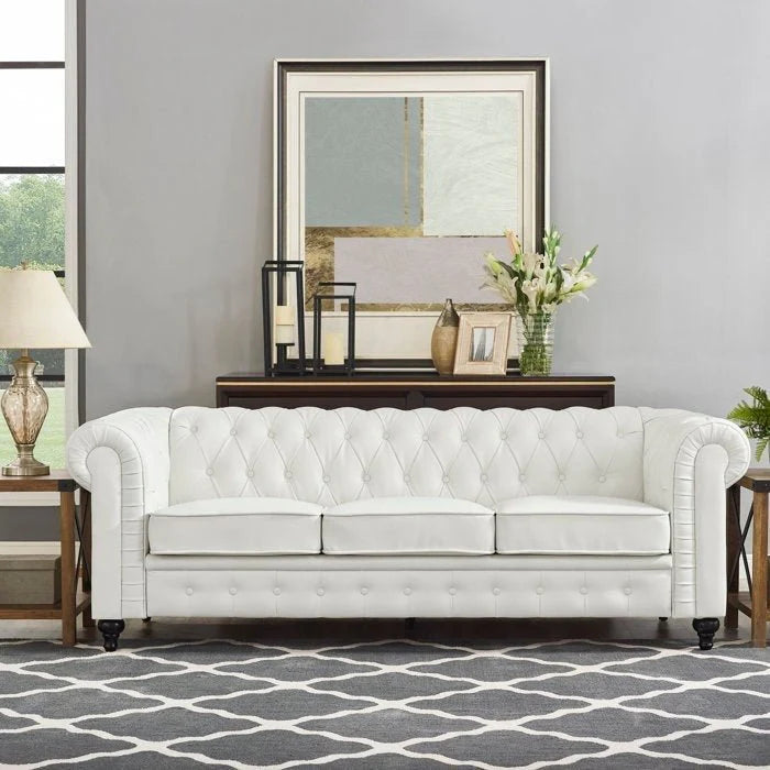 Marina Solid Wood Chesterfield Sofa – Abi Convenient Store