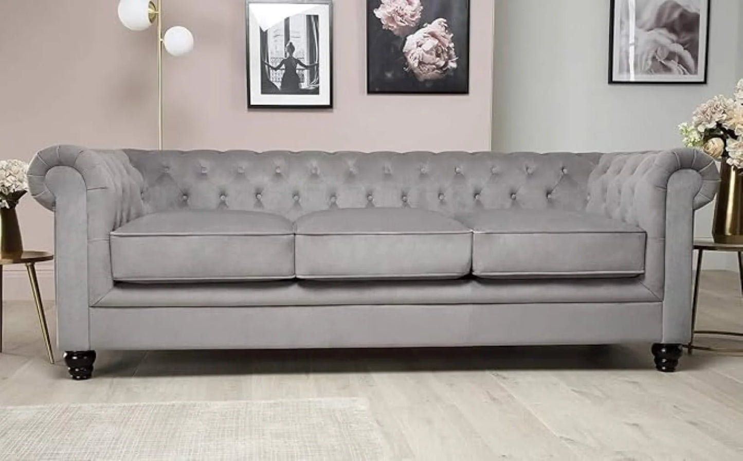 Marina Solid Wood Chesterfield Sofa – Abi Convenient Store