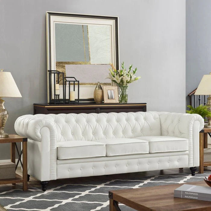 Marina Solid Wood Chesterfield Sofa – Abi Convenient Store