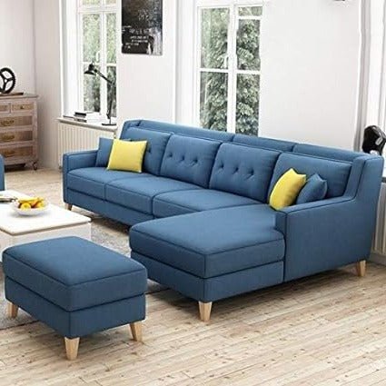 Milner L Shape Sofa with Ottoman – Abi Convenient Store