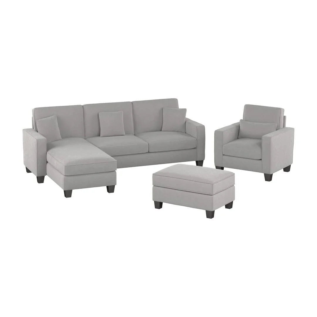 Moscow 1 Seater + 4 Seater L-Shape Sofa – Modern Living Room Set