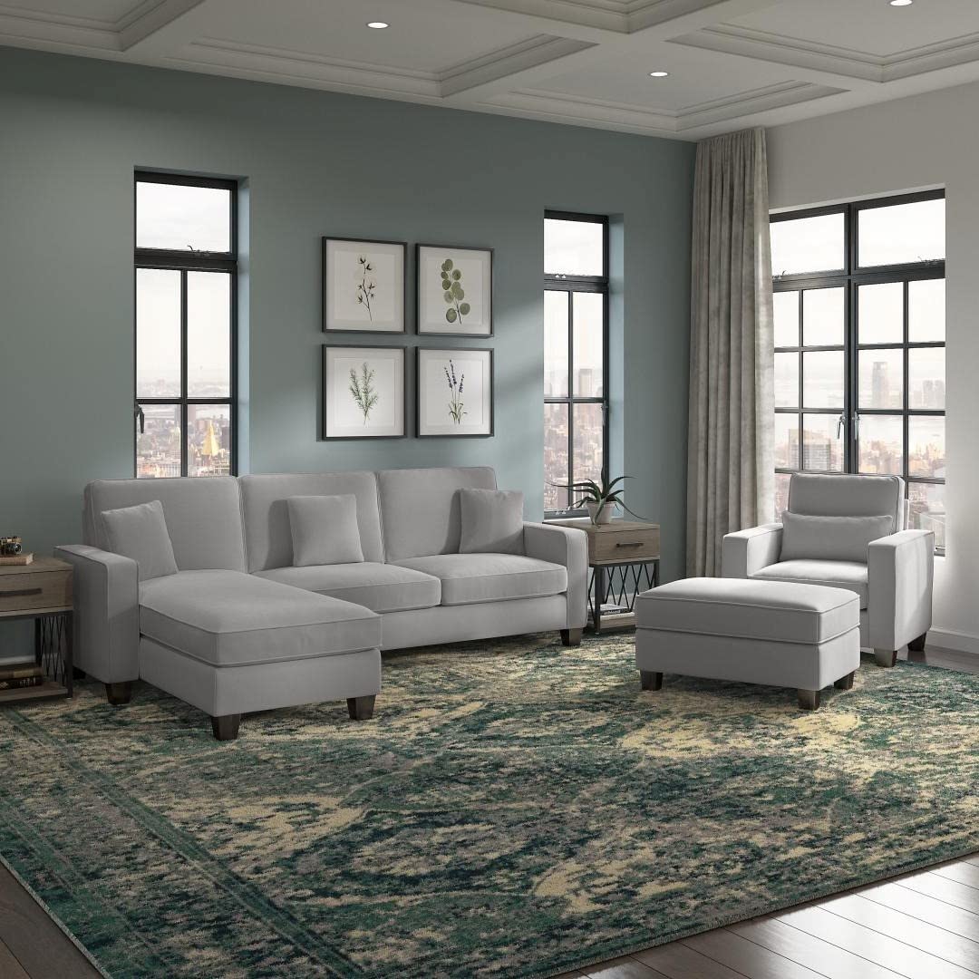 Moscow 1 Seater + 4 Seater L-Shape Sofa – Modern Living Room Set