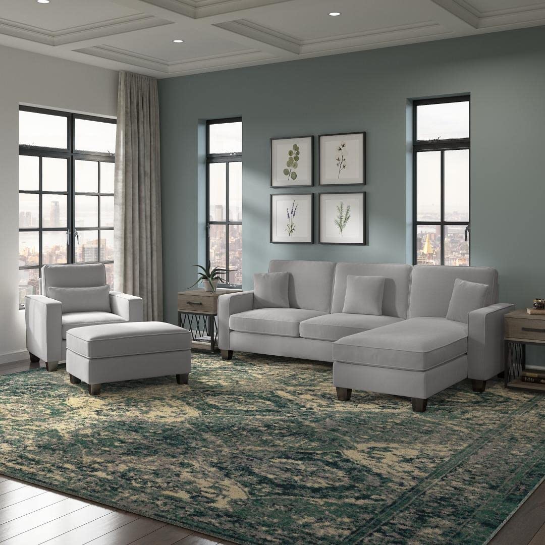 Moscow 1 Seater + 4 Seater L-Shape Sofa – Modern Living Room Set