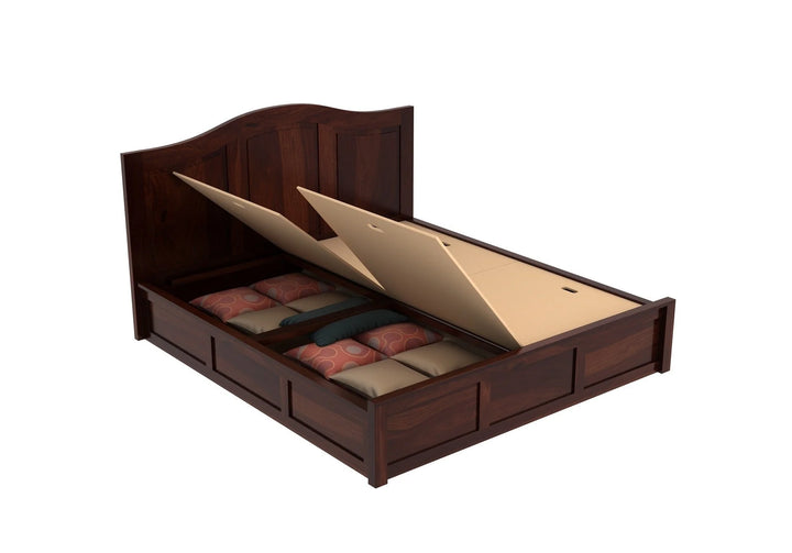 Nectar Sheesham Wood Bed with Box Storage | Abi Convenient Store