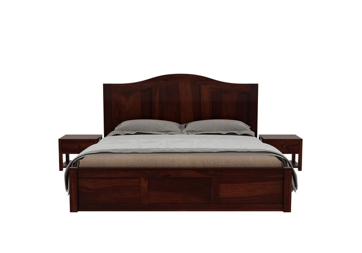 Nectar Sheesham Wood Bed with Box Storage | Abi Convenient Store