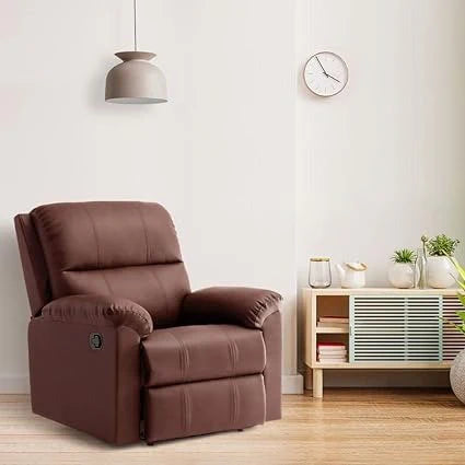 Parkwood Leatherette Manual Recliner | 1, 2, 3 Seater - Brown – Abi Convenient Store