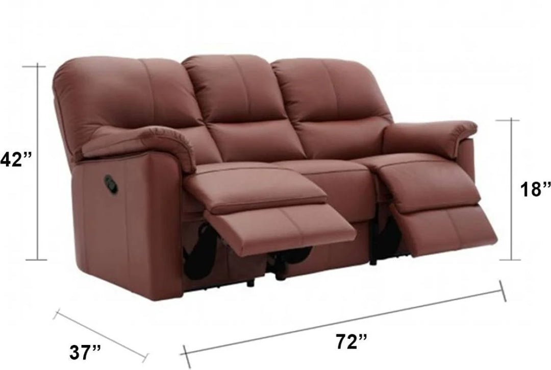 Parkwood Leatherette Manual Recliner | 1, 2, 3 Seater - Brown – Abi Convenient Store