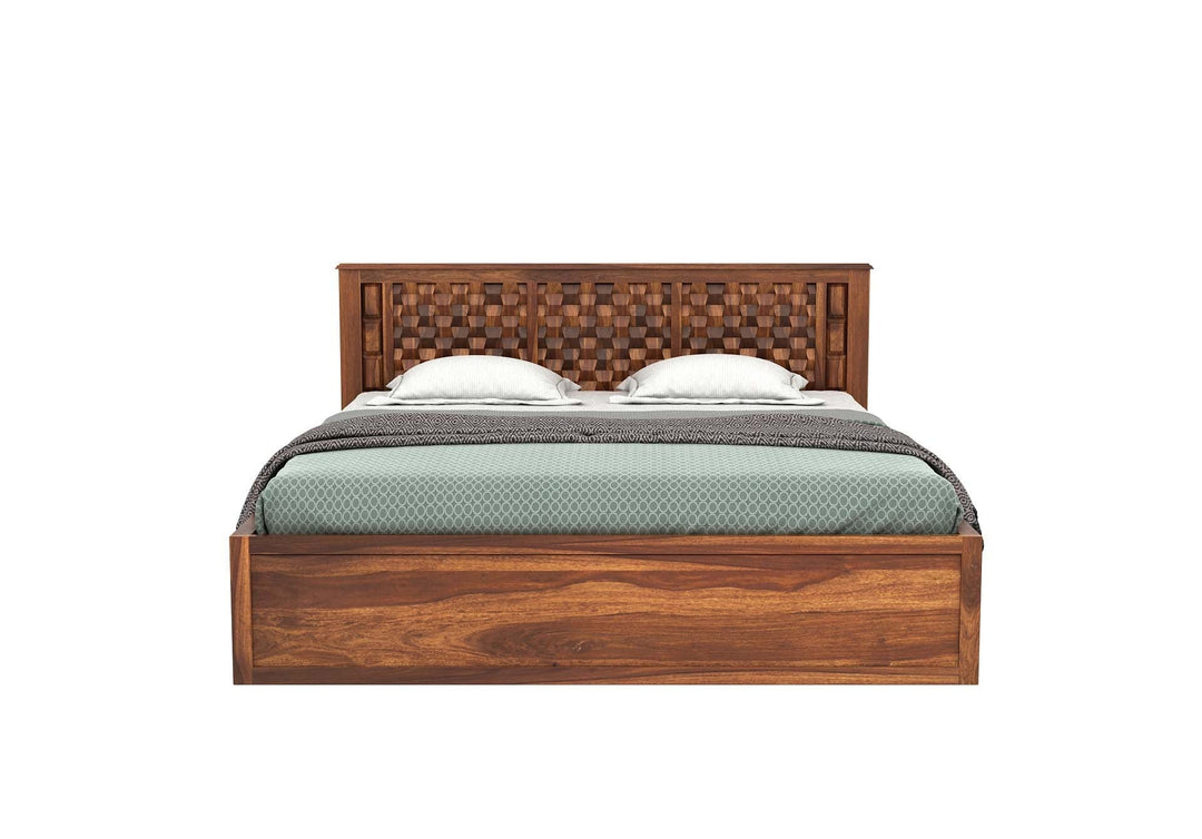 Persia Sheesham Wood Bed with Box Storage | Abi Convenient Store