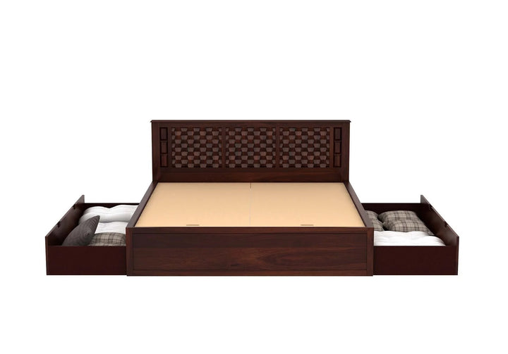 Persia Sheesham Wood Bed with Box Storage | Abi Convenient Store