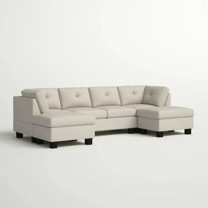 Ailey U-Shape Sofa – Modern Spacious Sectional Couch