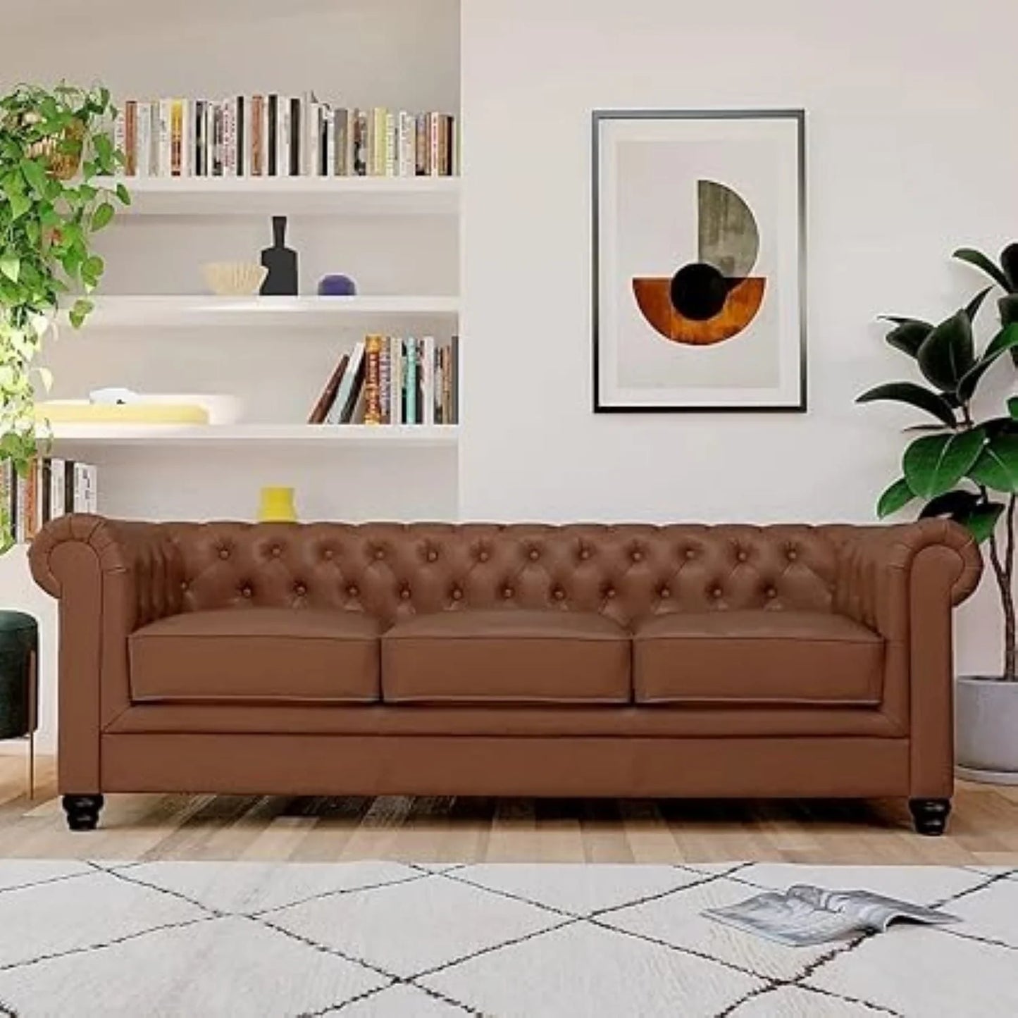 Simpson Solid Wood Chesterfield Sofa – Abi Convenient Store
