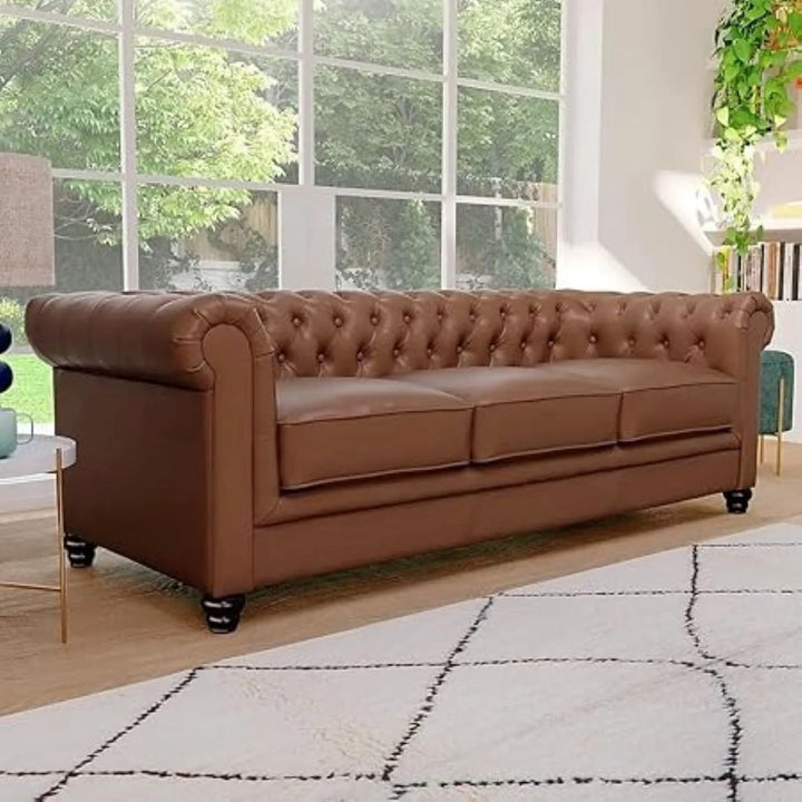 Simpson Solid Wood Chesterfield Sofa – Abi Convenient Store