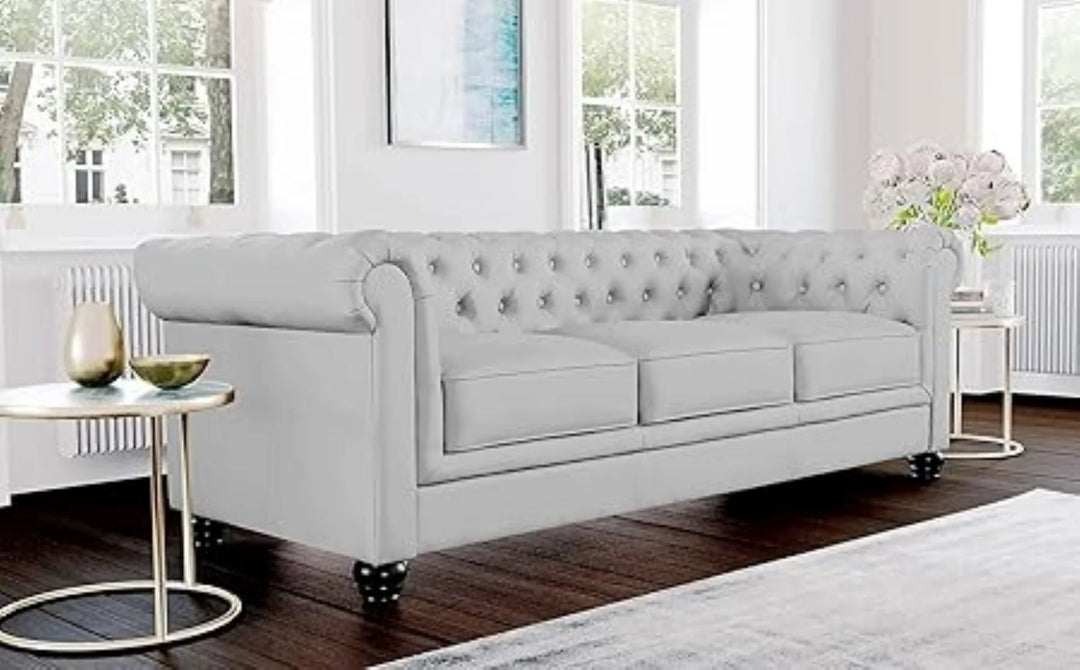 Simpson Solid Wood Chesterfield Sofa – Abi Convenient Store