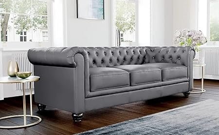 Simpson Solid Wood Chesterfield Sofa – Abi Convenient Store