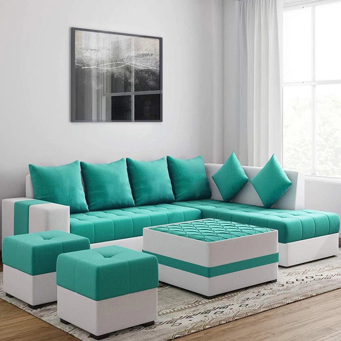 Steffan L-Shape Sofa – Modern Comfortable Sectional Couch