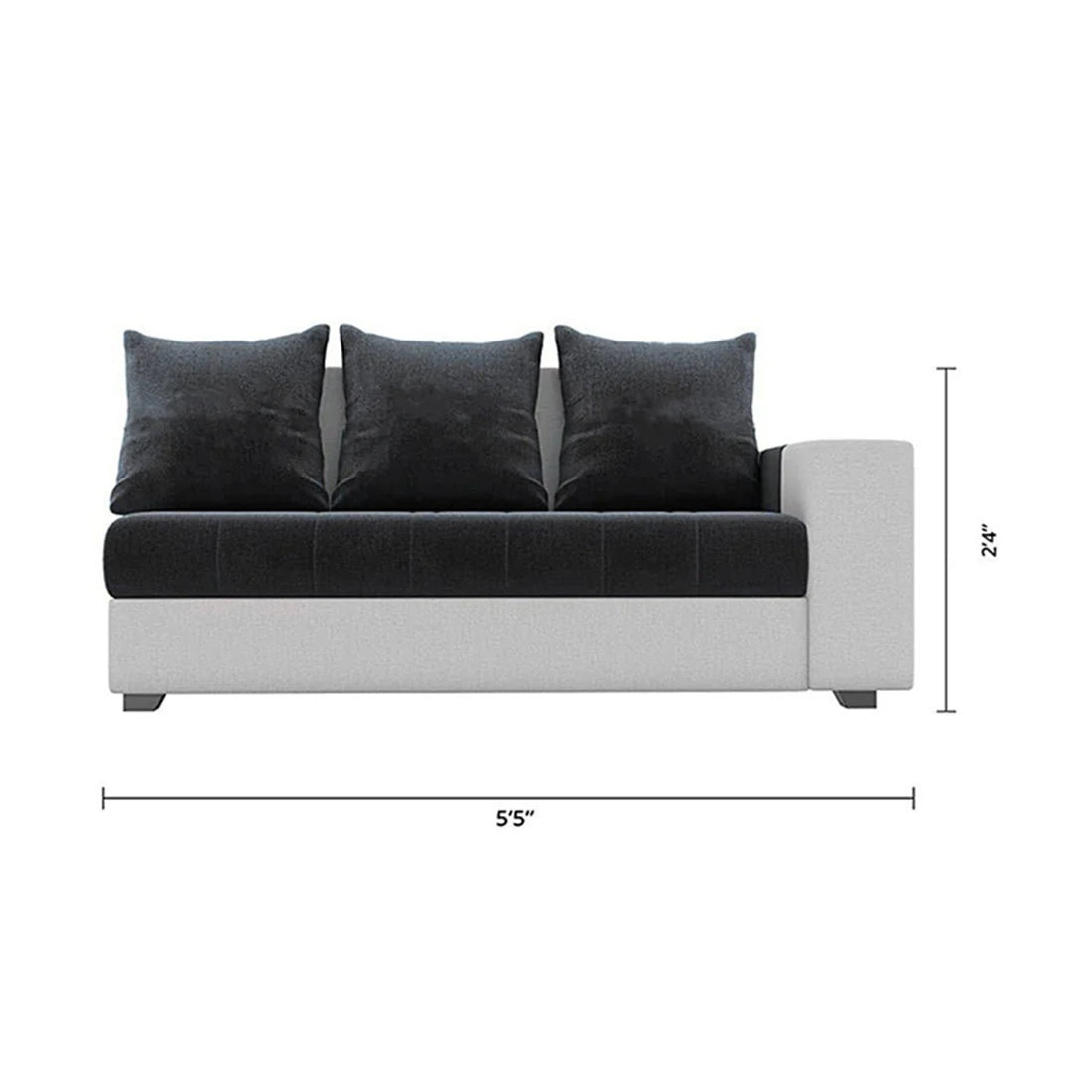 Steffan L-Shape Sofa – Modern Comfortable Sectional Couch