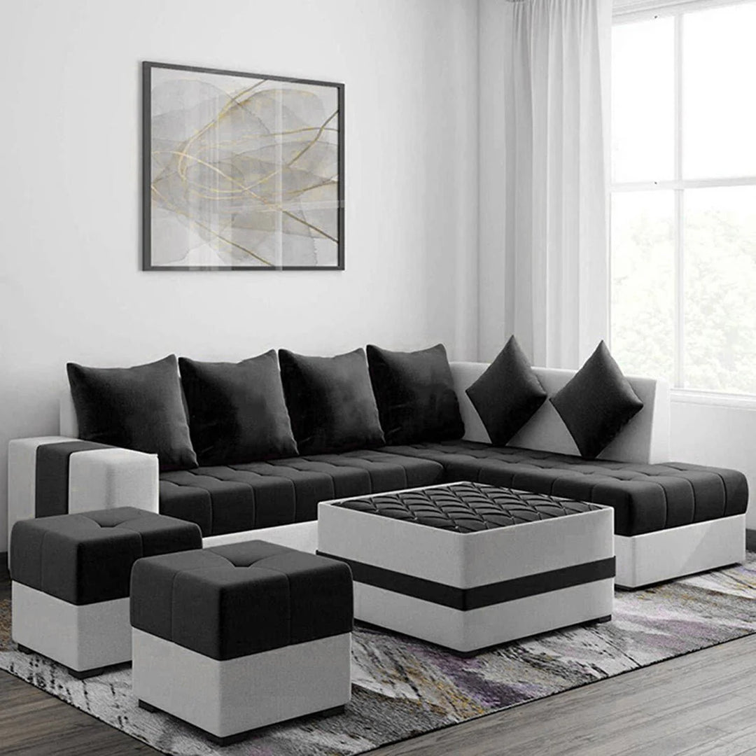 Steffan L-Shape Sofa – Modern Comfortable Sectional Couch