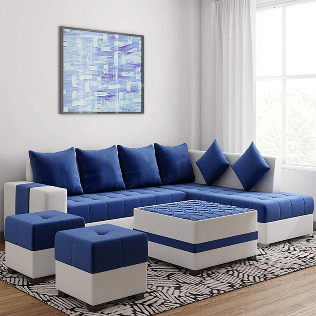 Steffan L-Shape Sofa – Modern Comfortable Sectional Couch
