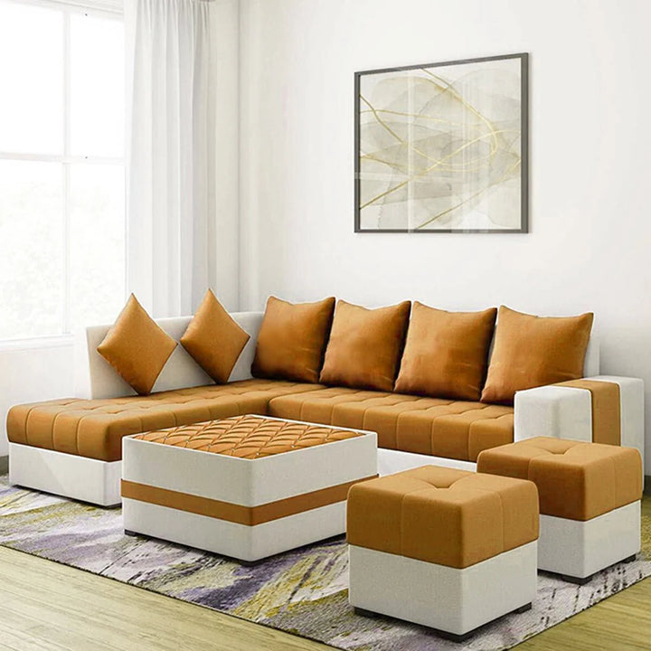 Steffan L-Shape Sofa – Modern Comfortable Sectional Couch