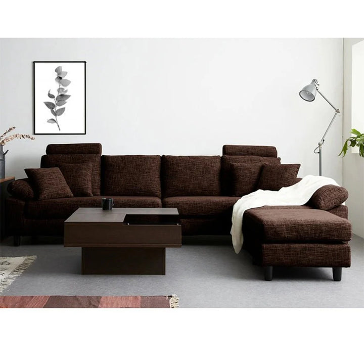 Ferguson 6 Seater Interchangeable L Shape Sofa – Flexible & Spacious Design