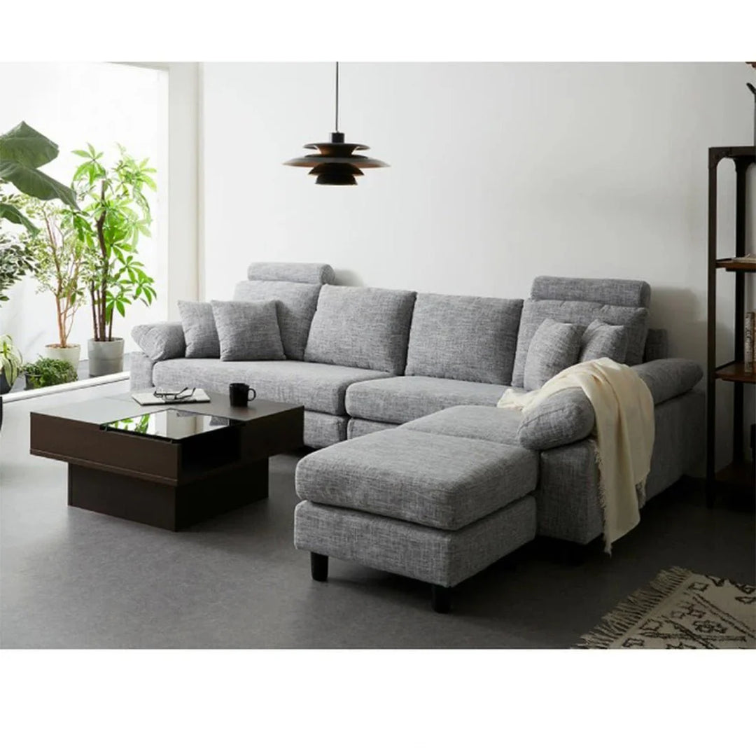Ferguson 6 Seater Interchangeable L Shape Sofa – Flexible & Spacious Design