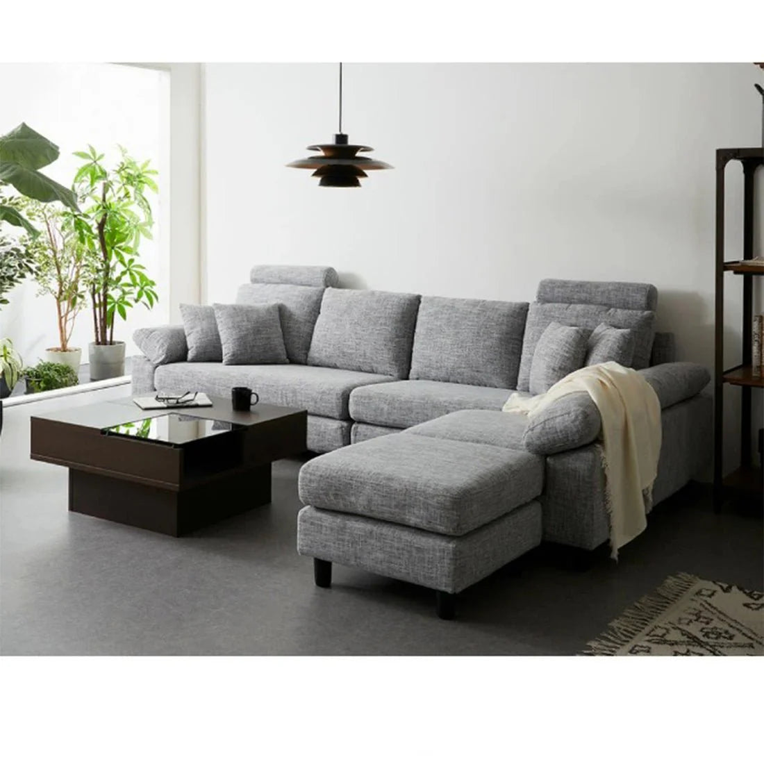 Ferguson 6 Seater Interchangeable L Shape Sofa – Flexible & Spacious Design