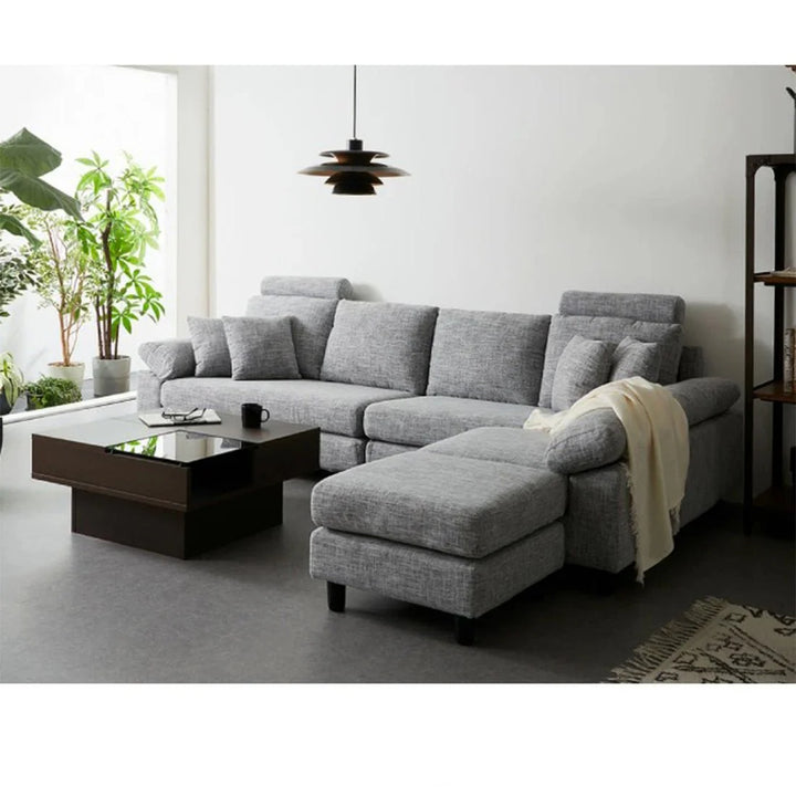 Ferguson 6 Seater Interchangeable L Shape Sofa – Flexible & Spacious Design