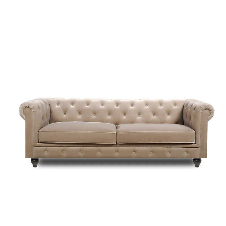 Hendrix Solid Wood Fabric Chesterfield Sofa – Abi Convenient Store
