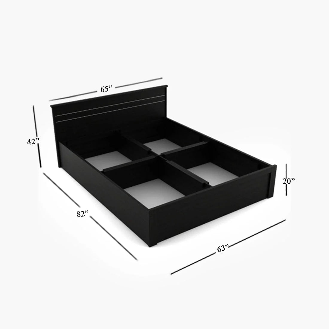 Johan Bed With Box Storage | Abi Convenient Store