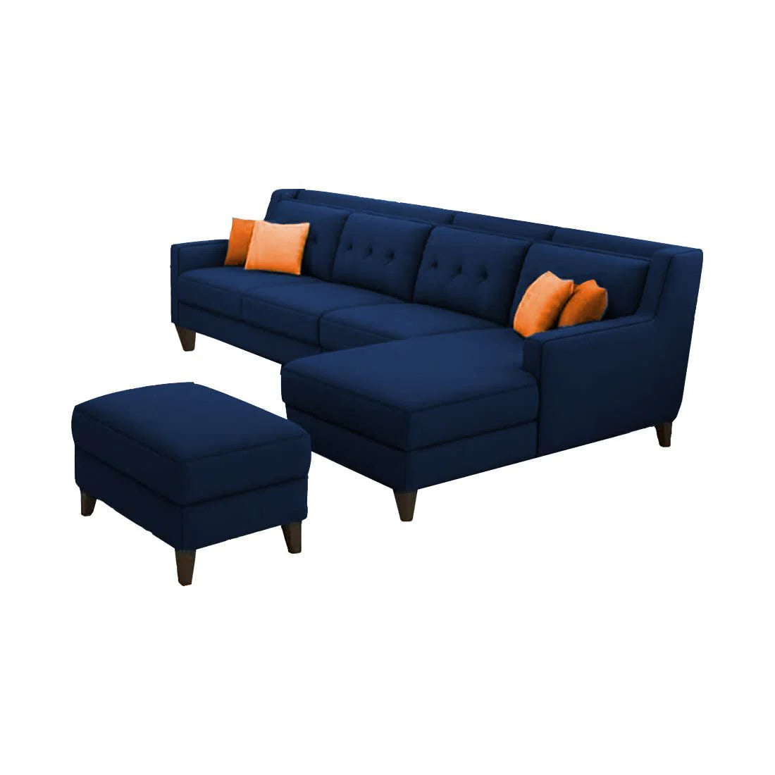 Milner L Shape Sofa with Ottoman – Abi Convenient Store