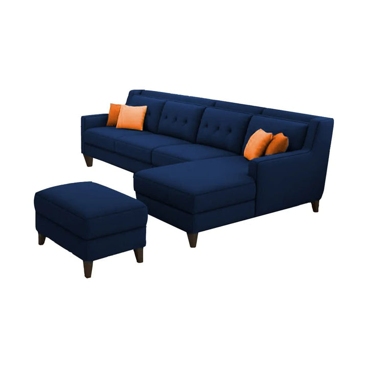 Milner L Shape Sofa with Ottoman – Abi Convenient Store