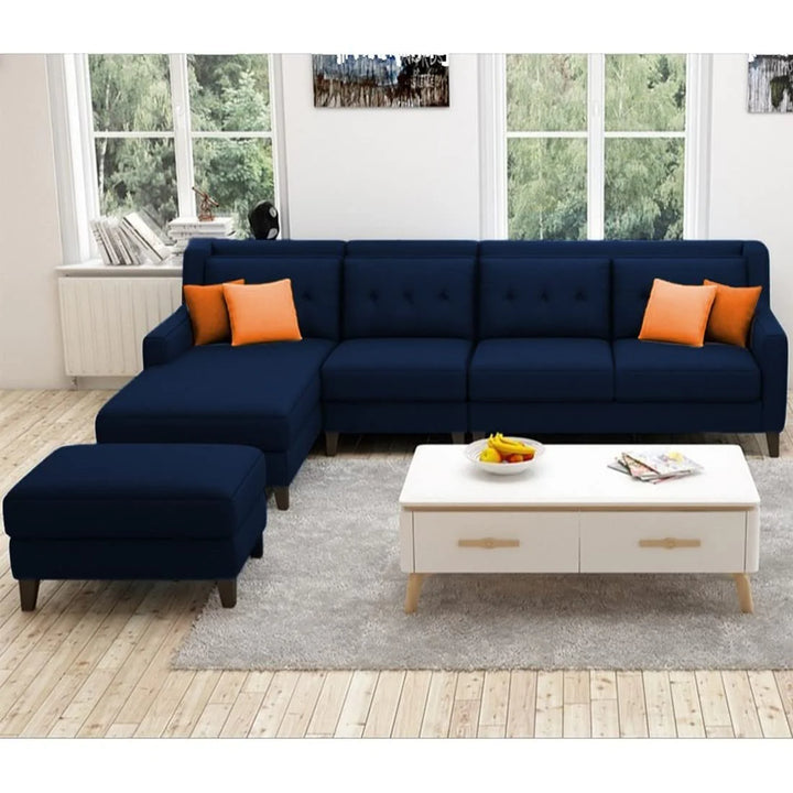 Milner L Shape Sofa with Ottoman – Abi Convenient Store