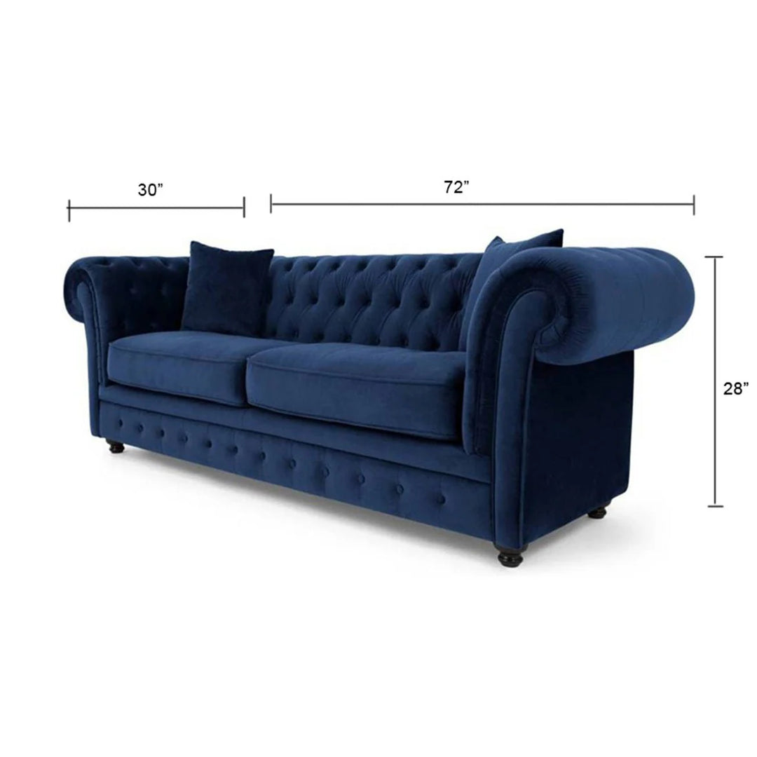 Morgan Solid Wood Chesterfield Sofa – Abi Convenient Store
