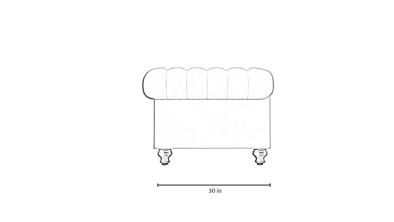Simpson Solid Wood Chesterfield Sofa – Abi Convenient Store